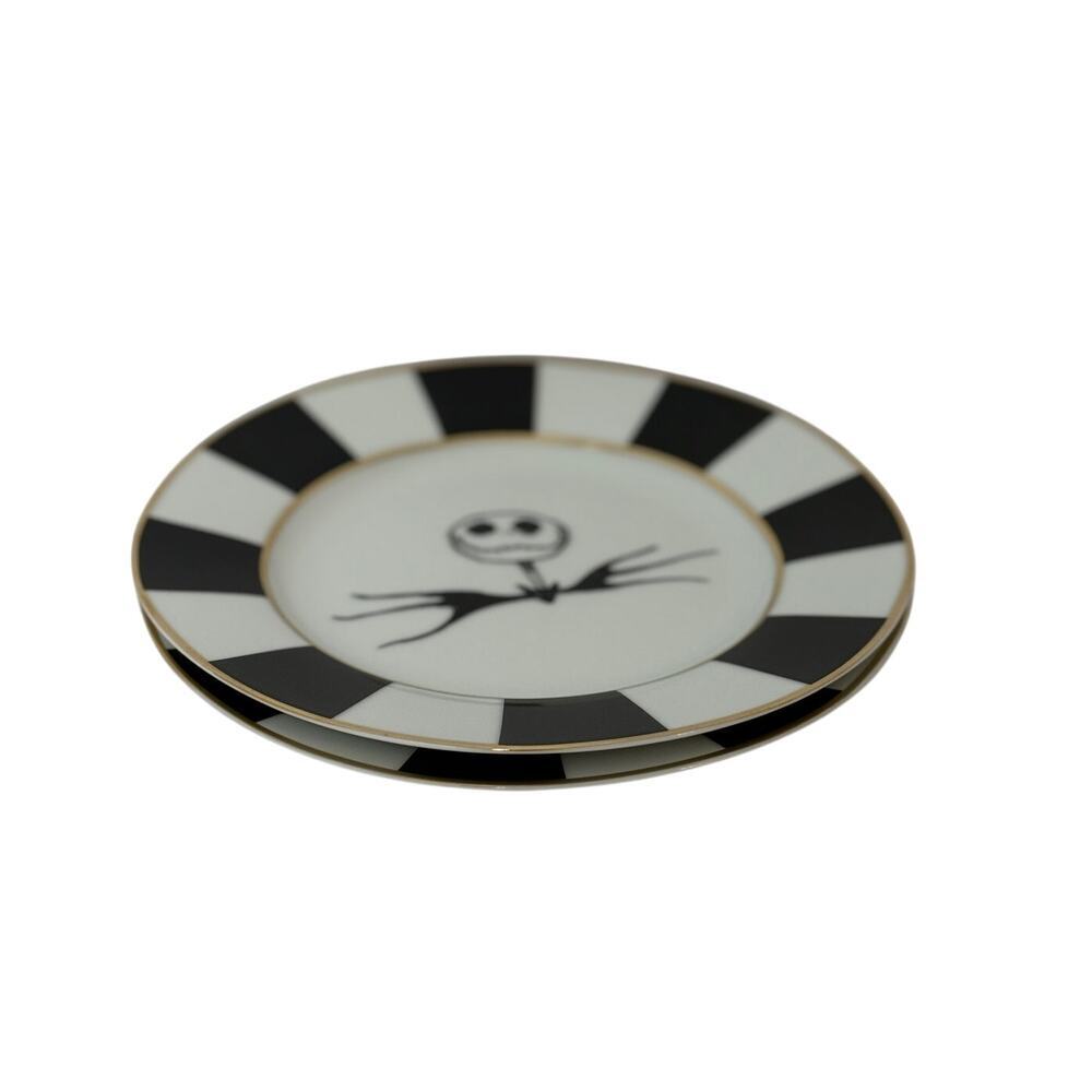 Disney Jack Skellington Dessert Plates Set of 2 Nightmare Before Christmas NEW - Picture 3 of 3
